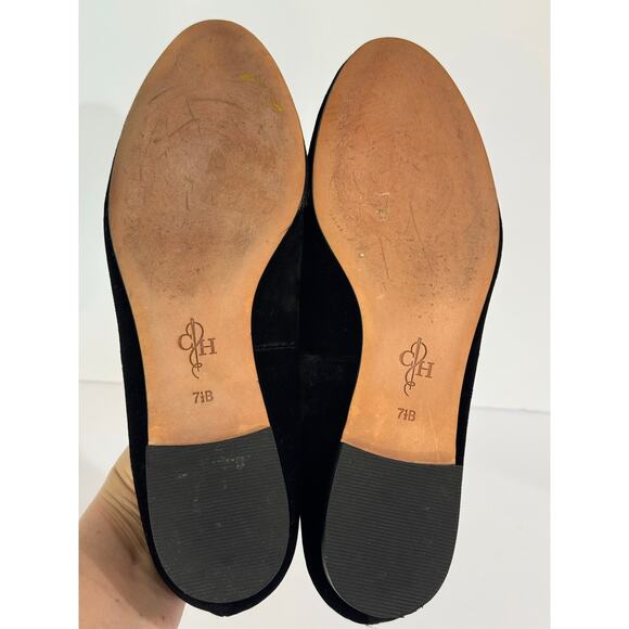 Cole Haan Black Velvet Flats Slip On Loafers Size 7.5 - Picture 2 of 11